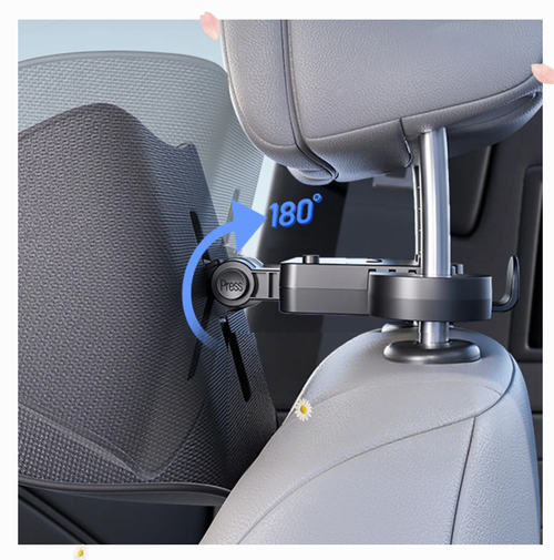 Adjustable U-Shaped Car Headrest Pillow