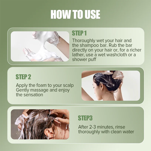 Natural Shampoo Bar For Strengthening Hair