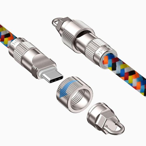 2-in-1 Lanyard Charging Cable