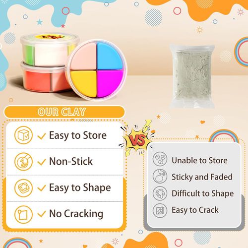 Foaming Slime & Modeling Clay Toys