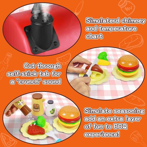 BBQ Grill Toy with Simulated Spray