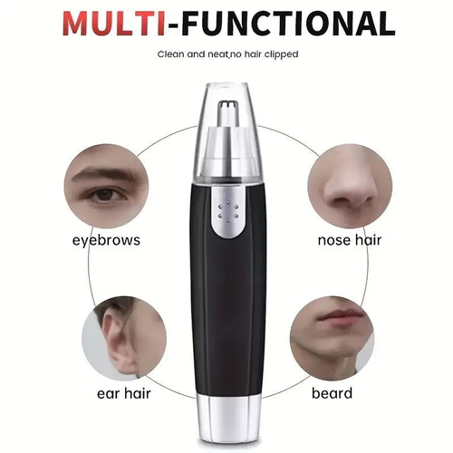 Electric Nose Ear Hair Trimmer Face Eyebrow Mustache Beard Shaver Clipper Unisex