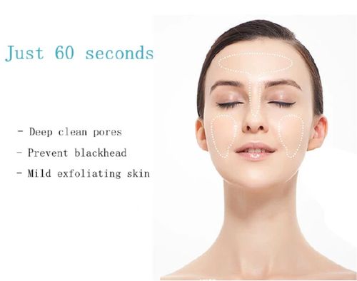 Double-Sided Silicone Face Cleansing Brush Facial Cleanser Blackhead Removal Product Pore Cleaner Exfoliator Face Scrub Brush