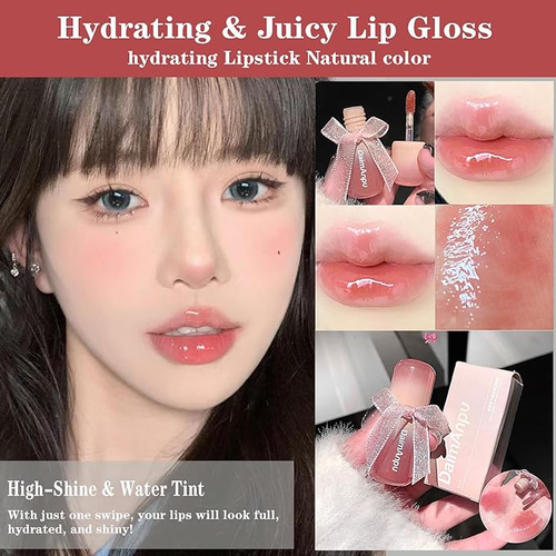 🎁Valentine's Day gift  6Pcs Hydrating Lip Gloss Jelly Lipstick