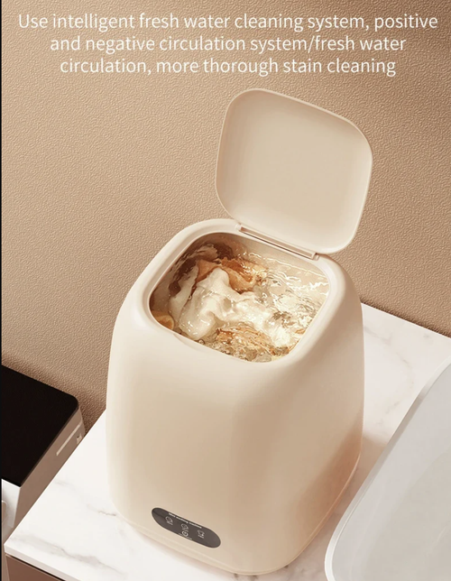 Portable Washing Machine Large Capacity Clothes Spin Dryer Bucket Travel Underwear Socks Ultrasonic Mini Washer