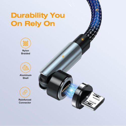 540° Rotating Magnetic Charging Cable