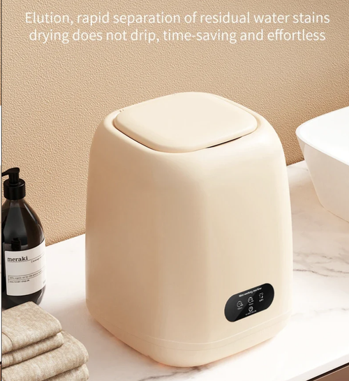 Portable Washing Machine Large Capacity Clothes Spin Dryer Bucket Travel Underwear Socks Ultrasonic Mini Washer