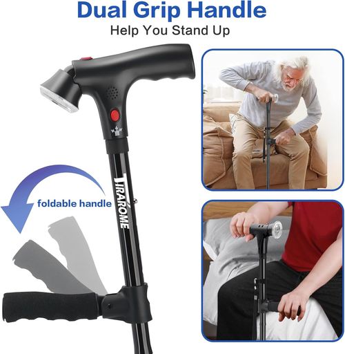 Walking Cane With Torch