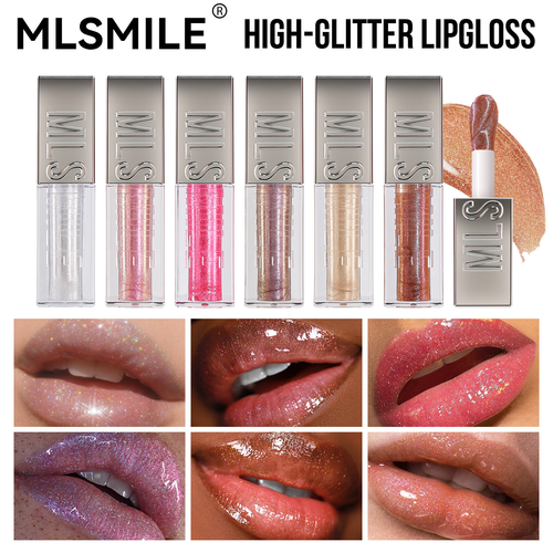 6pcs MLSMILE High-glitter lipgloss