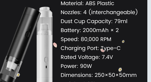 Handheld Vacuum All-in-One Power