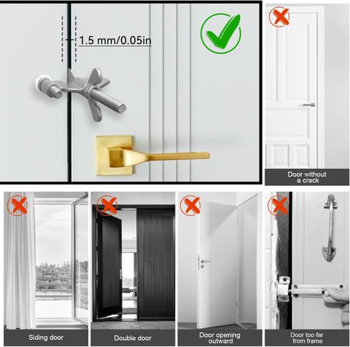 No-Drill Door Stopper