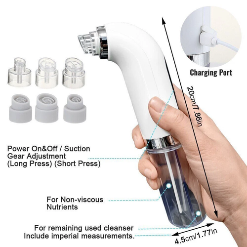 Electric Blackhead Remover Pore Vacuum Face Cleaner Pimple Black Head Removal
