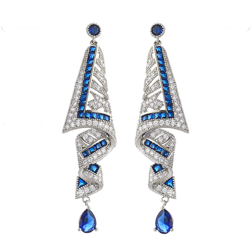 Vintage Satin Stud Earrings