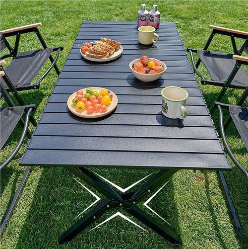 Aluminum Alloy Folding Portable Camping Table Lightweight Outdoor Picnic Table for Party Market