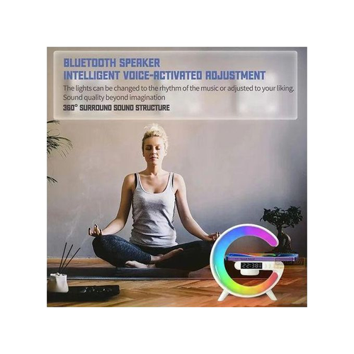 Toumi Multifunctional Wireless Fast Charging Speaker - White