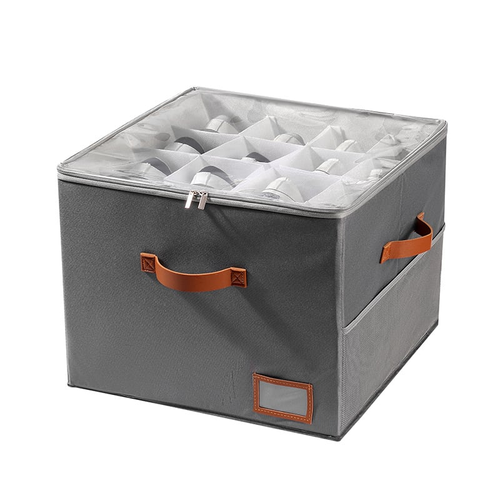 Shoe Organizer for Closet, Fabric Shoe Storage Boxes with Clear Cover, Storage, Foldable Space-saving Storage Container Bins
