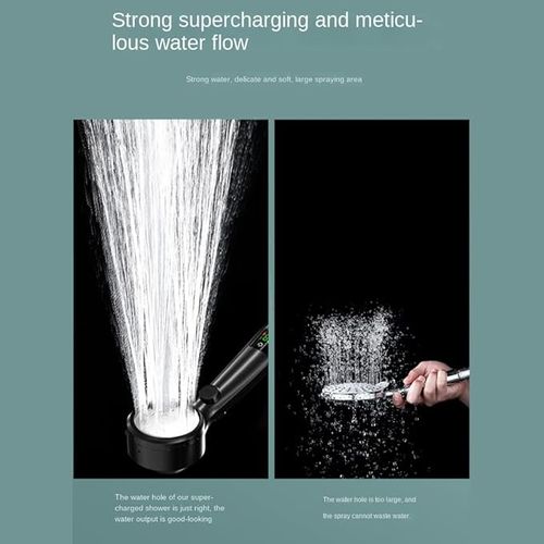 Smart Digital Display Pressure Boost Shower Head