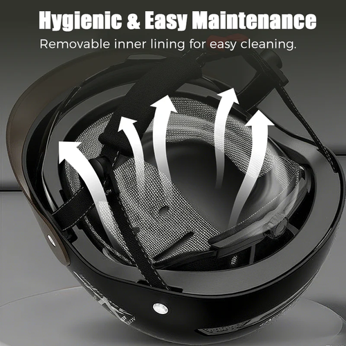 🛡️Breathable Lightweight Crash-Resistant Motorcycle Helmet