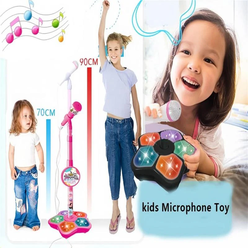 🎅Christmas & New year Gift Hot Sale 60% Off🎁 Microphone Toy, Karaoke Machine Toy with Light🎤