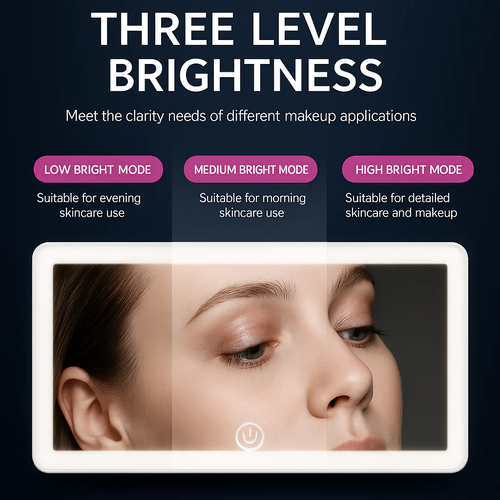 LED Car Makeup Mirror – Universal Sun Visor Vanity Mirror