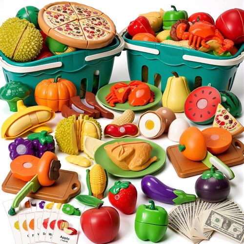 Fruit & Vegetable Cutting Playset