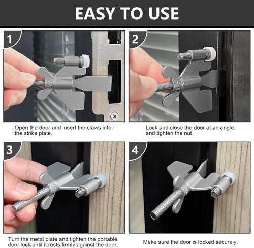 No-Drill Door Stopper