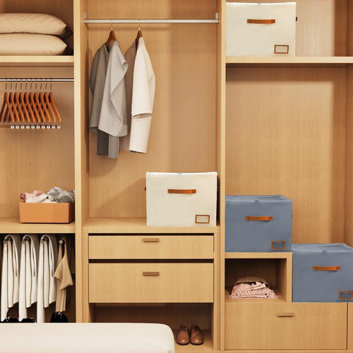 Shoe Organizer for Closet, Fabric Shoe Storage Boxes with Clear Cover, Storage, Foldable Space-saving Storage Container Bins