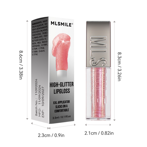 6pcs MLSMILE High-glitter lipgloss