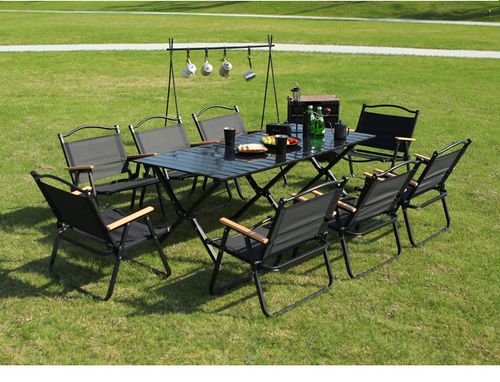 Aluminum Alloy Folding Portable Camping Table Lightweight Outdoor Picnic Table for Party Market