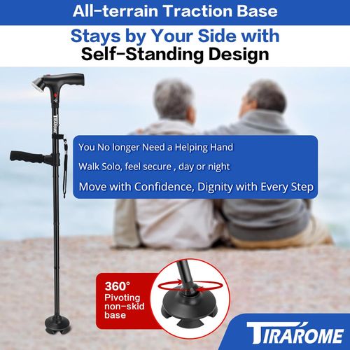 Walking Cane With Torch