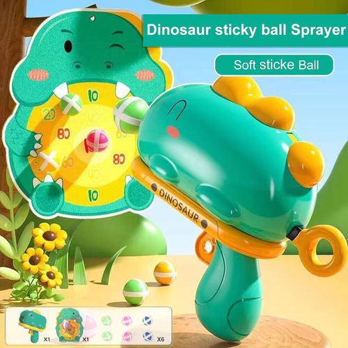 Sticky ball gun toy