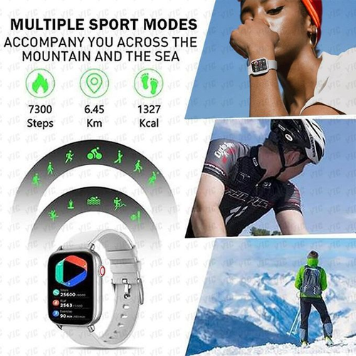 IPS Full Touch Smart Watch BT Call Sport Heart Rate Health Monitor