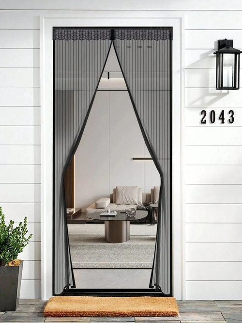 Magnetic Anti-Mosquito Soft Yarn  Self-Adhesive Soft Door Curtain