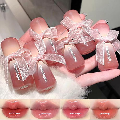 🎁Valentine's Day gift  6Pcs Hydrating Lip Gloss Jelly Lipstick