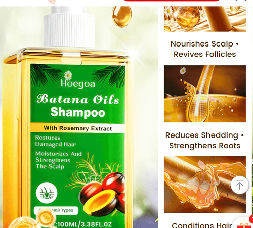 Rosemary Extract + Batana Oil Shampoo