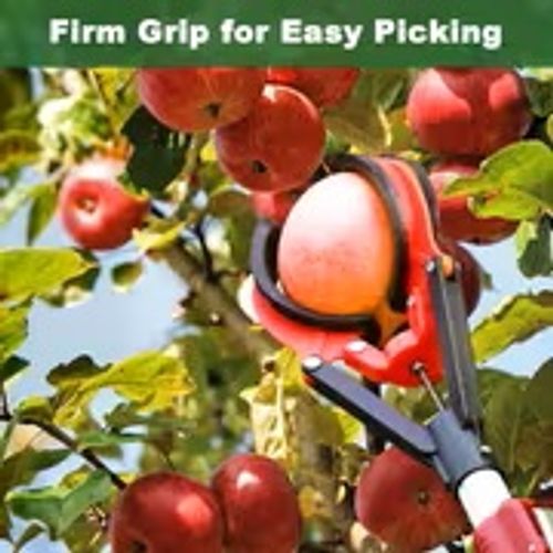 Fruit Picker, Long Reach Fruit Harvester114.0-170.08cm Telescoping Fruit Picker Pole, High-Reach Fruit Grabber for Apples, Pears, Persimmons, Lemons, Mangoes