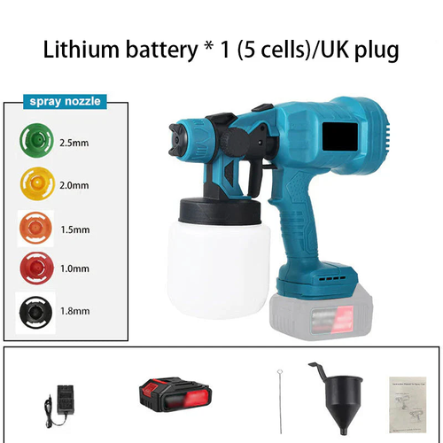 Wireless electric paint sprayer