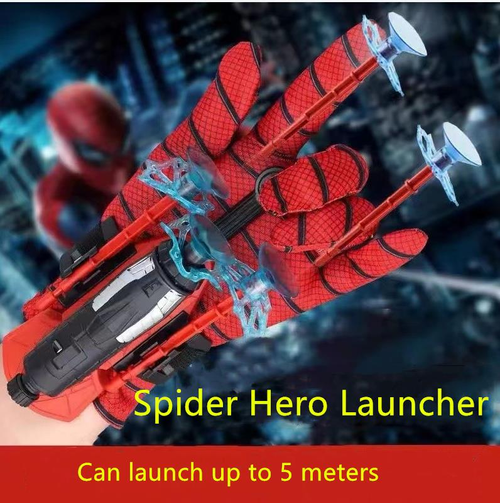 Cosplay Spiderman Figure Web Shooters Toys Wrist Launcher Device Spider Man Peter Accessories Props Spider-Line Toys Gifts New