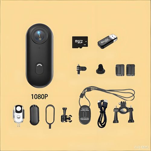 Mini Body Cam, 4K&1080P Thumb Action Camera with 32G TF Card