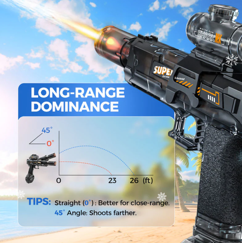 Fast Mode Ice Explosion Pistol Water Gun