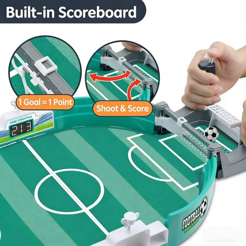 New product: table football game for children, educational handheld battle machine, parent-child table game, large football field toy