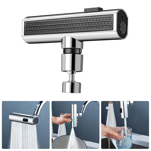 🔥3 in 1 360° Waterfall Kitchen Faucet