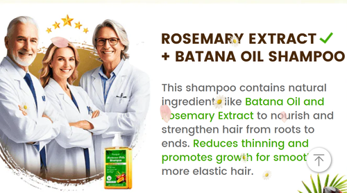 Rosemary Extract + Batana Oil Shampoo