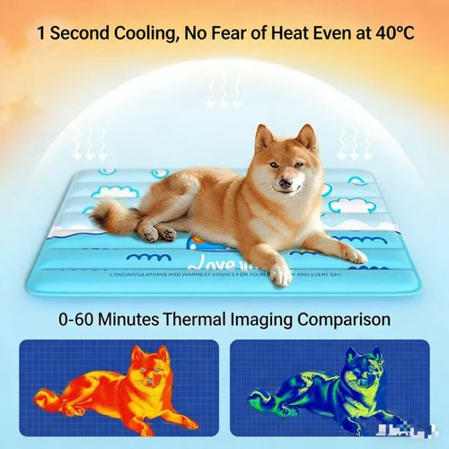Pet Cooling Mat - Instant Cool for Summer