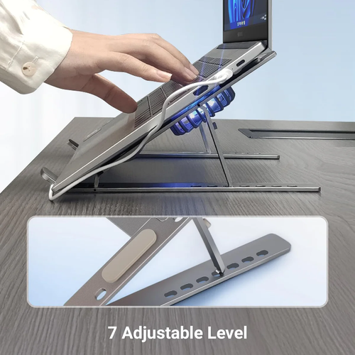 Aluminum Alloy Laptop Stand with Dual Air cooling Radiator