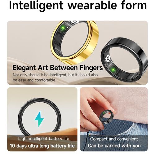Sleep & Fitness Heart Rate Tracking Ring
