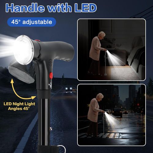 Walking Cane With Torch