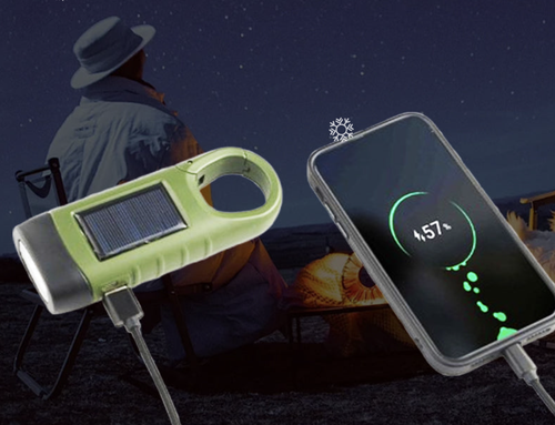 New Hand Crank Charging Light, LED Flashlight, Human Power Generation, Solar Power Generation, Carabiner Design, Hand Crank Charging, Solar Charging, Small, Handy Light, Hook Included, Portable