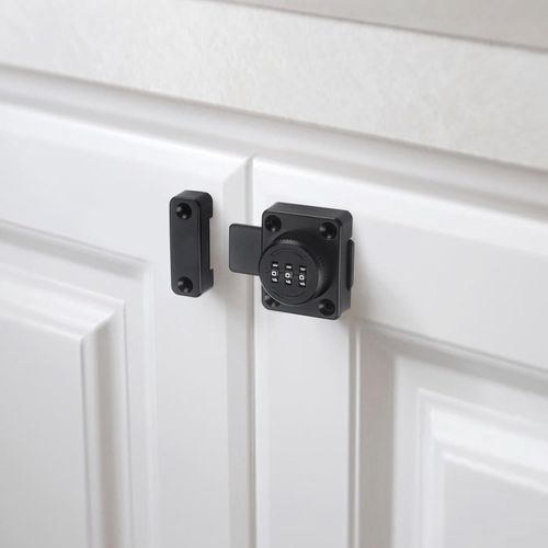 No-Drill Password Latch Lock