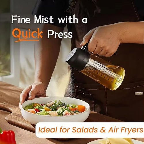 2-in-1 Smart Oil Dispenser — Spray & Pour Precision Bottle for Kitchen, BBQ & Air Fryers(2pcs)